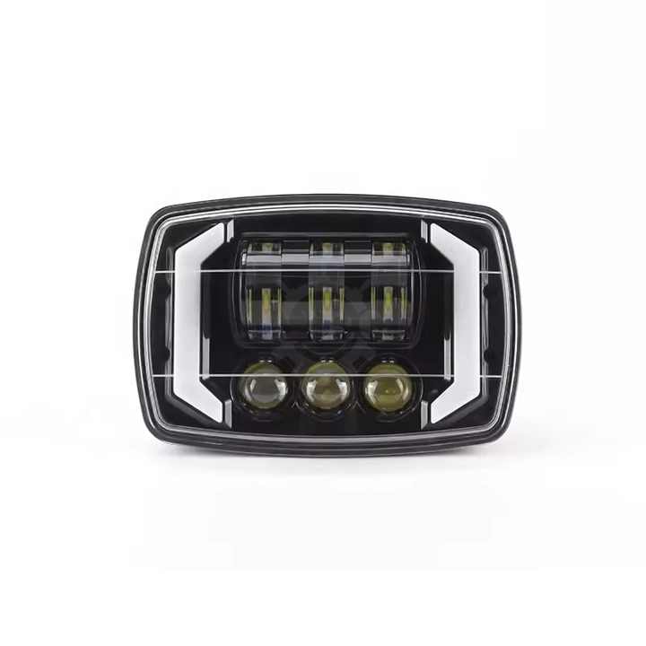 LED Headlight yellow white DRL ring Spotlights Upgraded Model For Honda CD70 / CG125