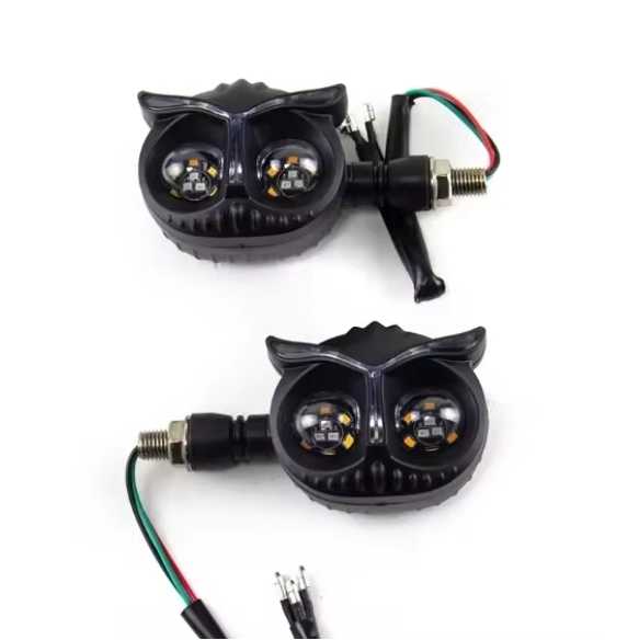 Owl Style Motorcycle Indicators 2PCS