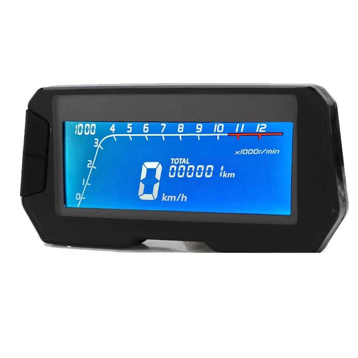 Universal Meter Motorcycle Lcd Digital Speedometer