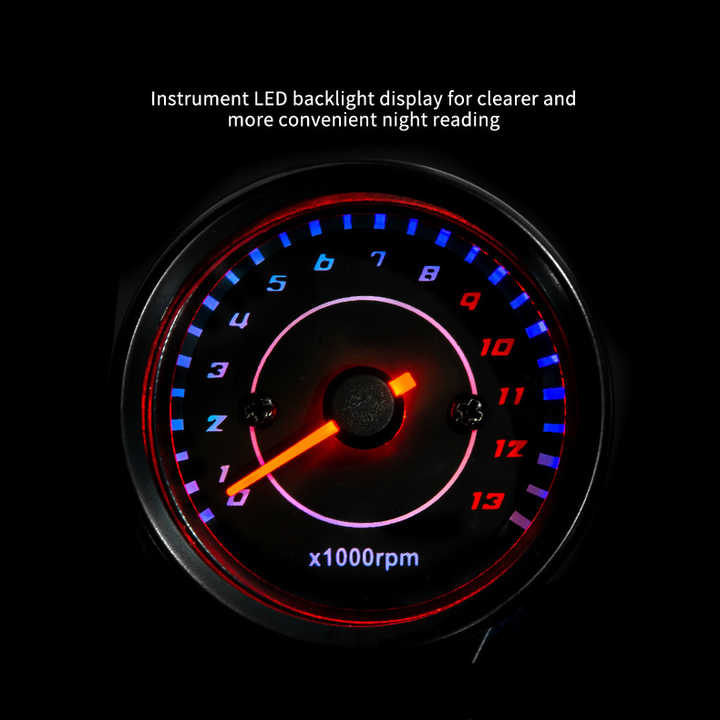 Analogue LED Motorcycle Meter Tachometer-RPM Meter