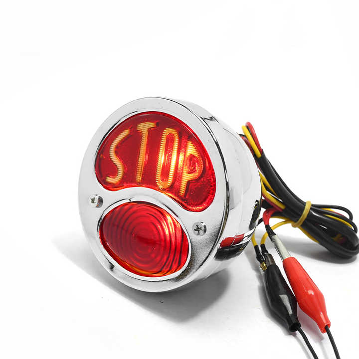 STOP Sign Brake Light - Metal Body - Dual Light