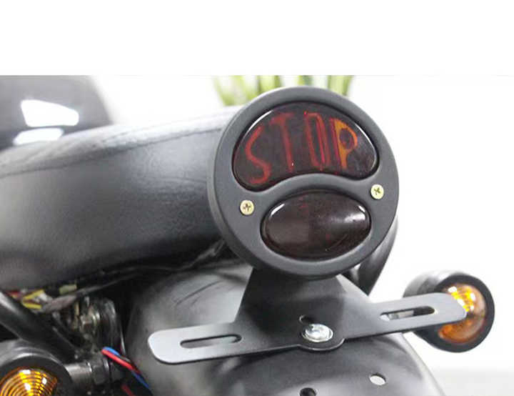 STOP Sign Brake Light - Metal Body - Dual Light